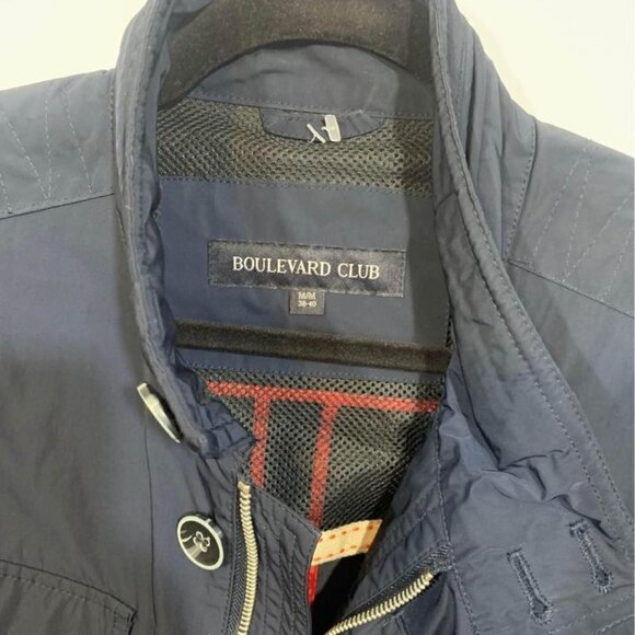 Mens BOULEVARD CLUB jacket. Navy blue. Size medium. Water resistant. New conditi - Picture 3 of 10